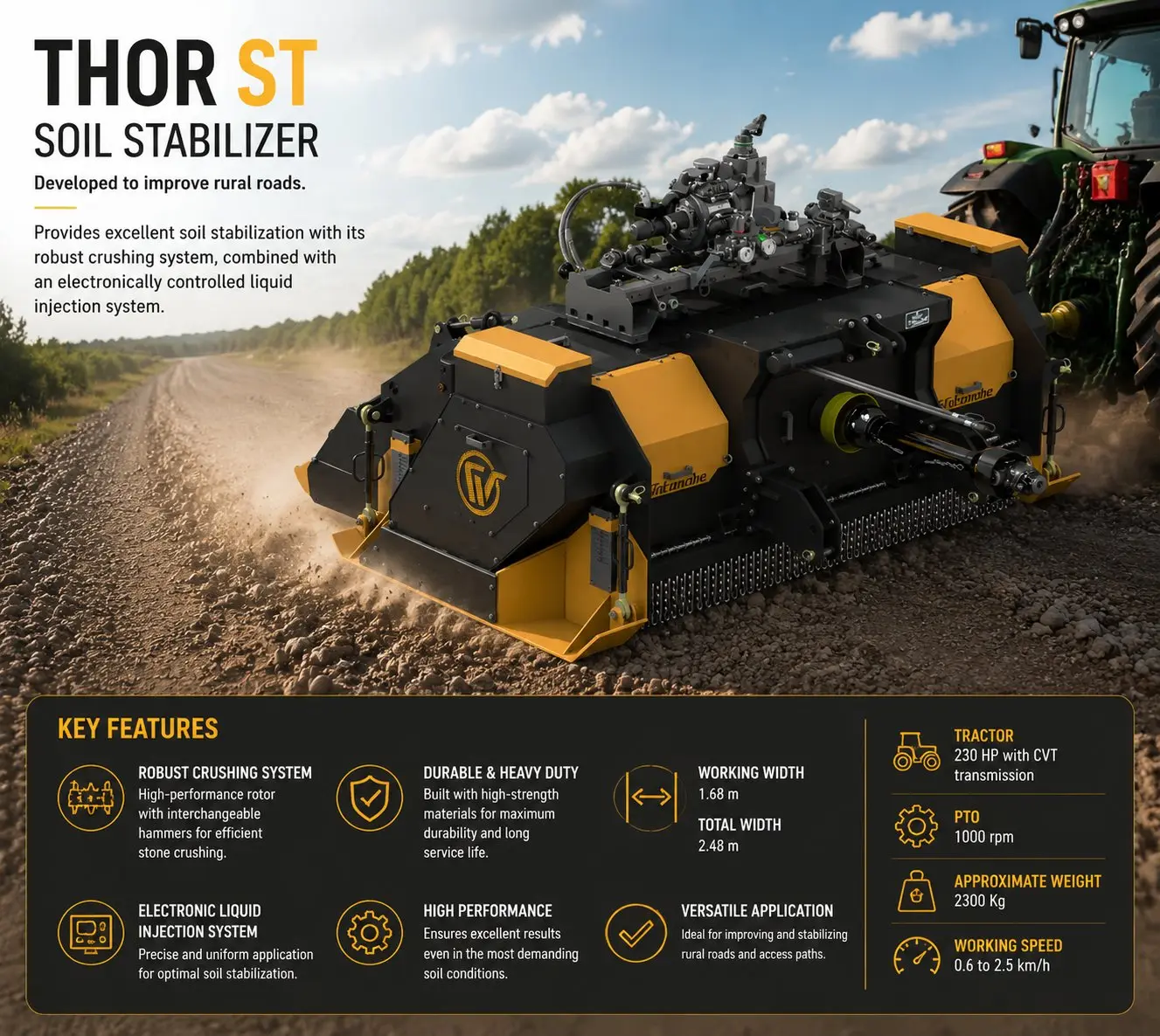 Soil Stabilizer Machine Feature